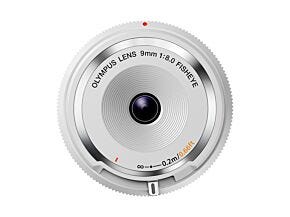 BCL-0980 9mm F8.0 Body Cap Lens White