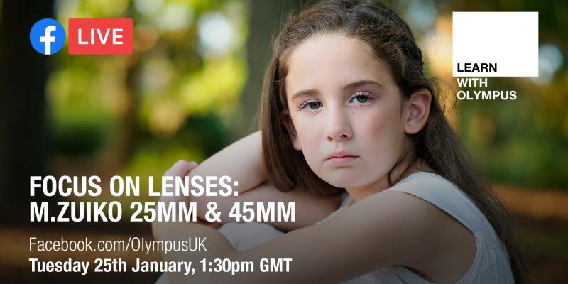 LIVE REPLAY | Focus On Lenses: M.Zuiko 25mm & 45mm